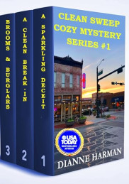 book cover of Clean Sweep Cozy Mystery Series #1: Books 1-3