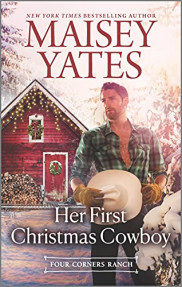 book cover of Her First Christmas Cowboy