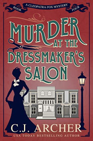 book cover of Murder at the Dressmaker's Salon