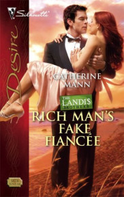 book cover of Rich Man's Fake Fiancee