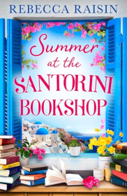book cover of Summer at the Santorini Bookshop