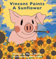 poster Vincent Paints a Sunflower